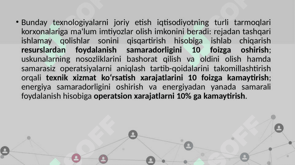 Ishlab chiqarishga IoTni joriy etish 8