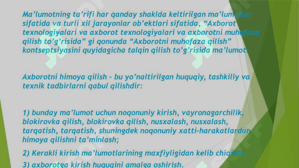 Korxona faoliyatida axborot xavfsizligi 2