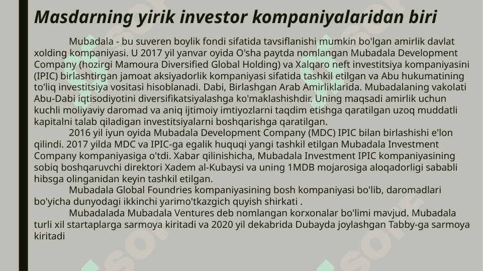 Masdar kompaniyasi 4