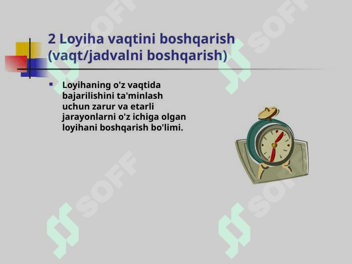 Loyihani rejalashtirish 8