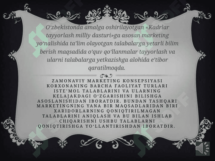 o’Zbekistonda marketing va dizaynning rivojlanish 2