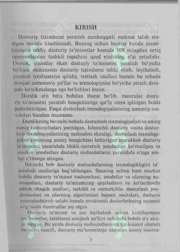 Dasturiy taʼminot va dasturiy taʼminot injiniringi 5