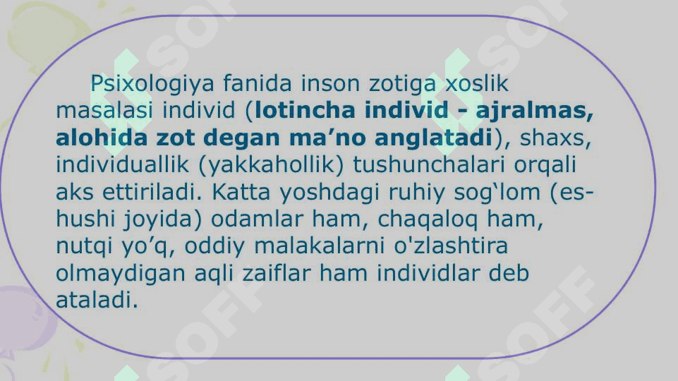 Shaxs og’ishgan xulqining determinatsiyasida ijtimoiy va tabiiy birlik 6