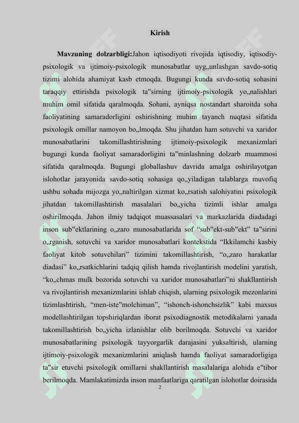 Xaridorlarga ta'sir etish uslublari 2