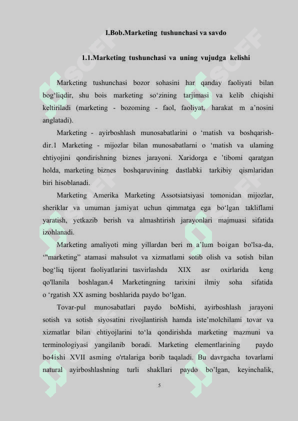 Xaridorlarga ta'sir etish uslublari 5