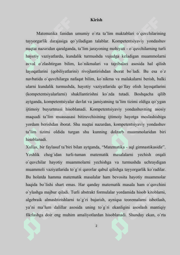 MATEMATIK INDUKSIYA YORDAMI 2