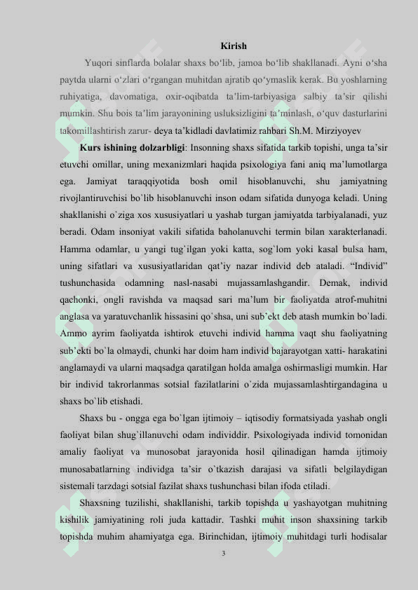 PSIXOLOGIYADA SHAXS TO'GʻRISIDAGI NAZARIYALAR 2