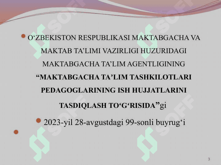 Maktabgacha ta’lim tashkilotining ish hujjatlari 3