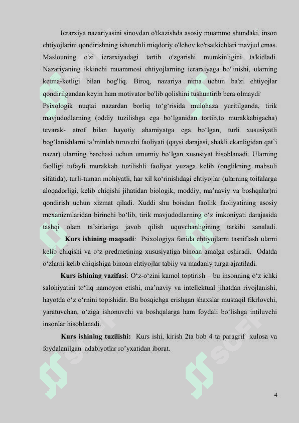 OʻZ OʻZINI KAMOL TOPTIRISH NAZARYASI 3