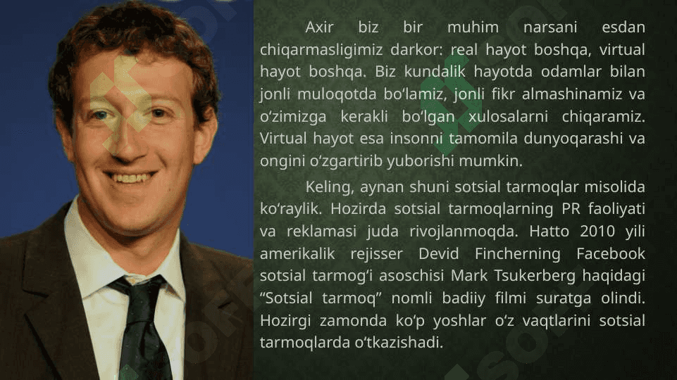 Ijtimoiy tarmoq va ularning shaxsiyatga ta’siri 8