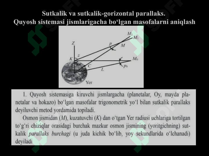 QUYOSH SISTEMASI A’ZOLARI 8