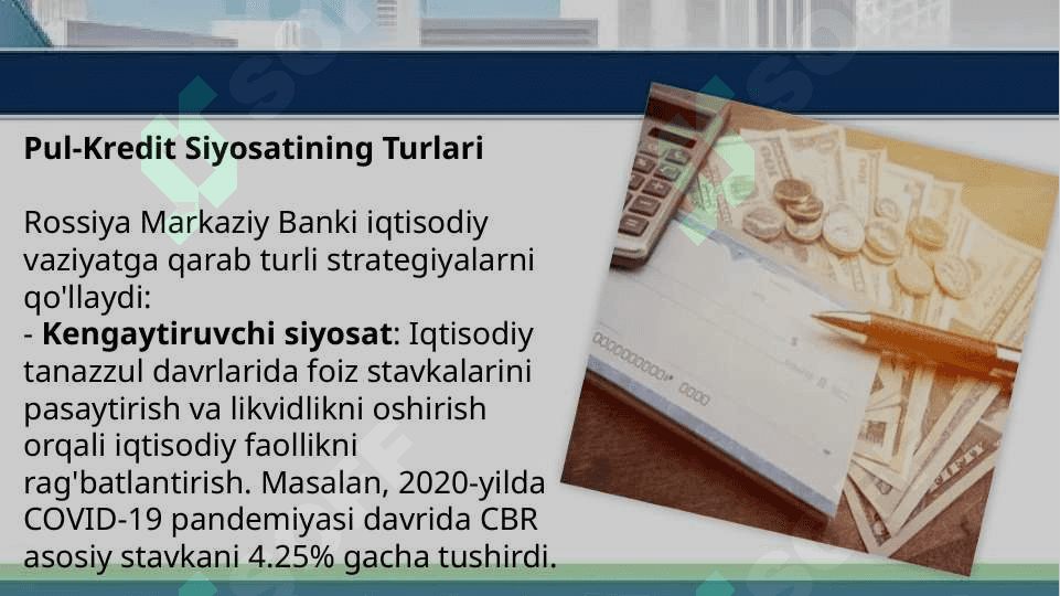 Rossiya pul-kredit siyosati 4