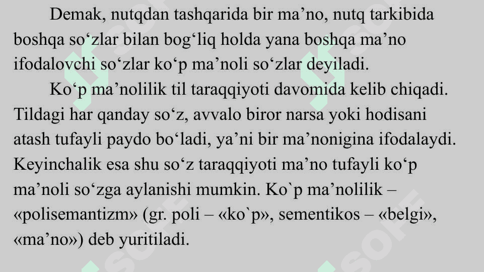 O‘zbek tilida ma’no ko‘chish yo‘llari 4