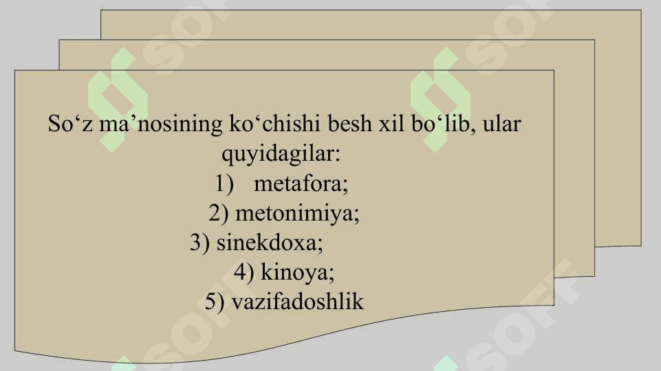O‘zbek tilida ma’no ko‘chish yo‘llari 7