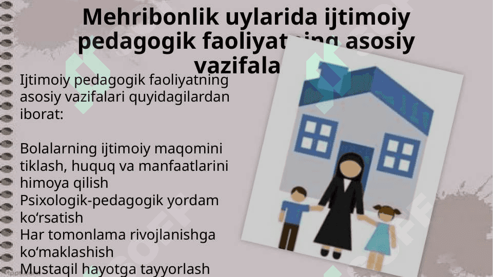 Mehribonlik uylaridagi ijtimoiy pedagogik faoliyat 4