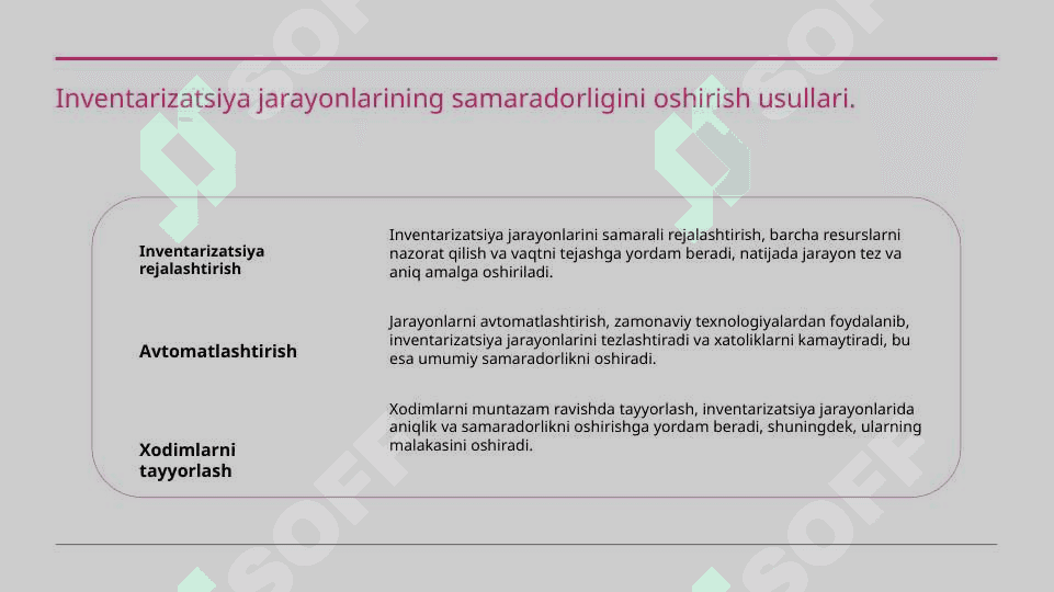 19-son BHMS «Inventarizasiyani tashkil etish va o‘tkazish».pptx 4
