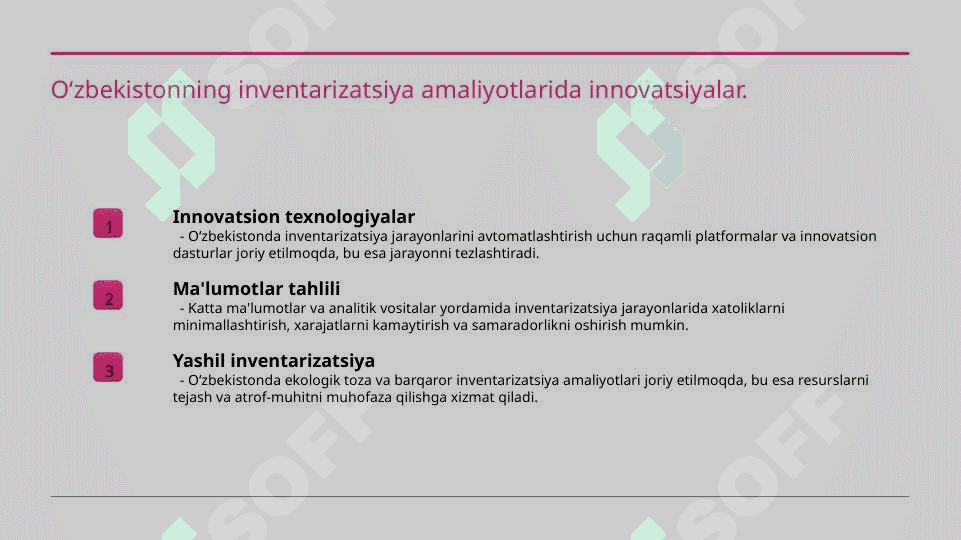19-son BHMS «Inventarizasiyani tashkil etish va o‘tkazish».pptx 6