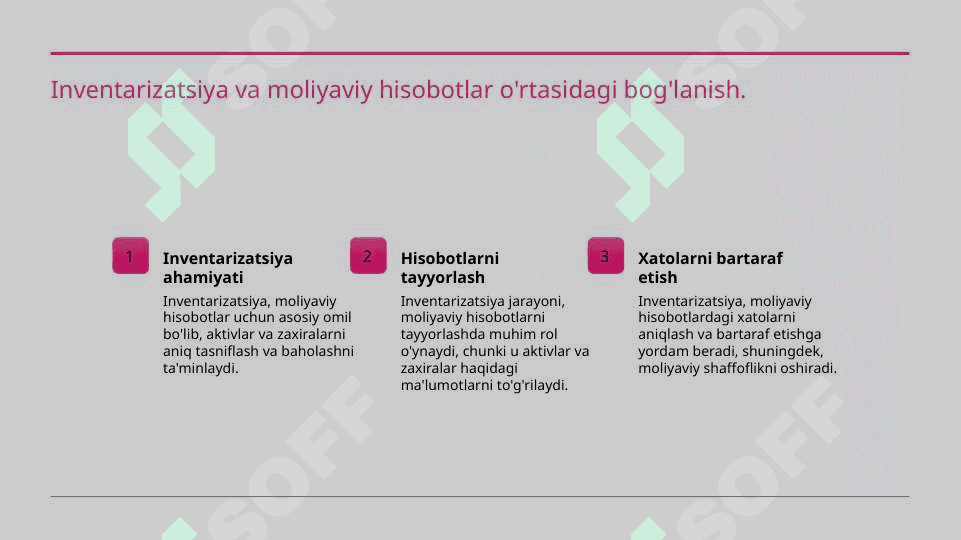19-son BHMS «Inventarizasiyani tashkil etish va o‘tkazish».pptx 7