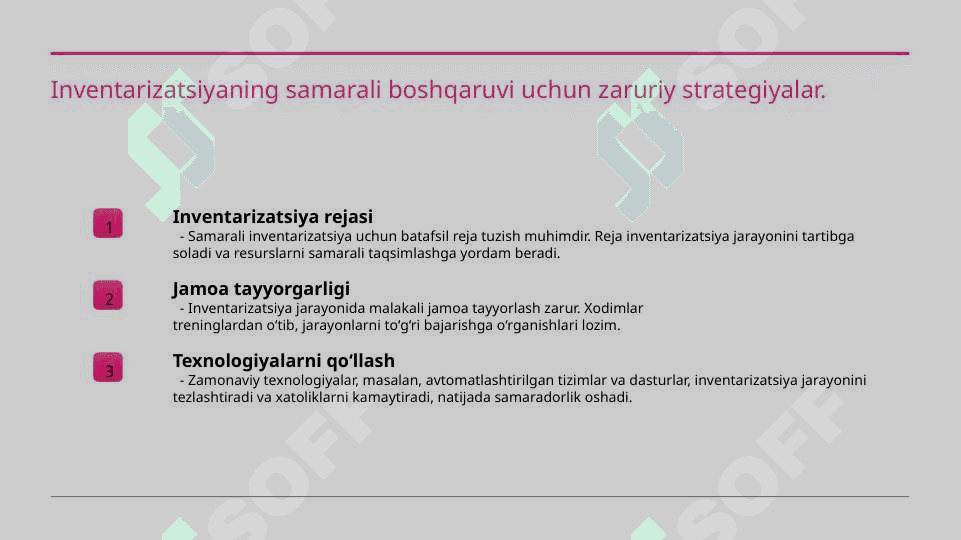 19-son BHMS «Inventarizasiyani tashkil etish va o‘tkazish».pptx 8
