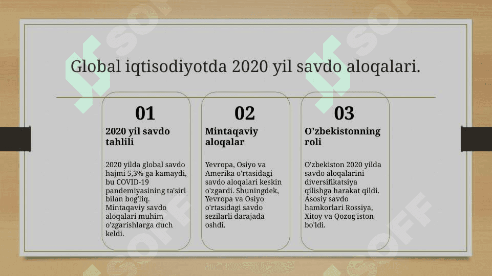 2020 yilgi jahon tashqi savdosi va uning dinamikasi.pptx 5
