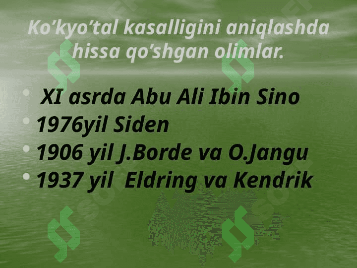Ko’k yo’tal Qo’zg’atuvchisi tashhis qo’yish usullari 3