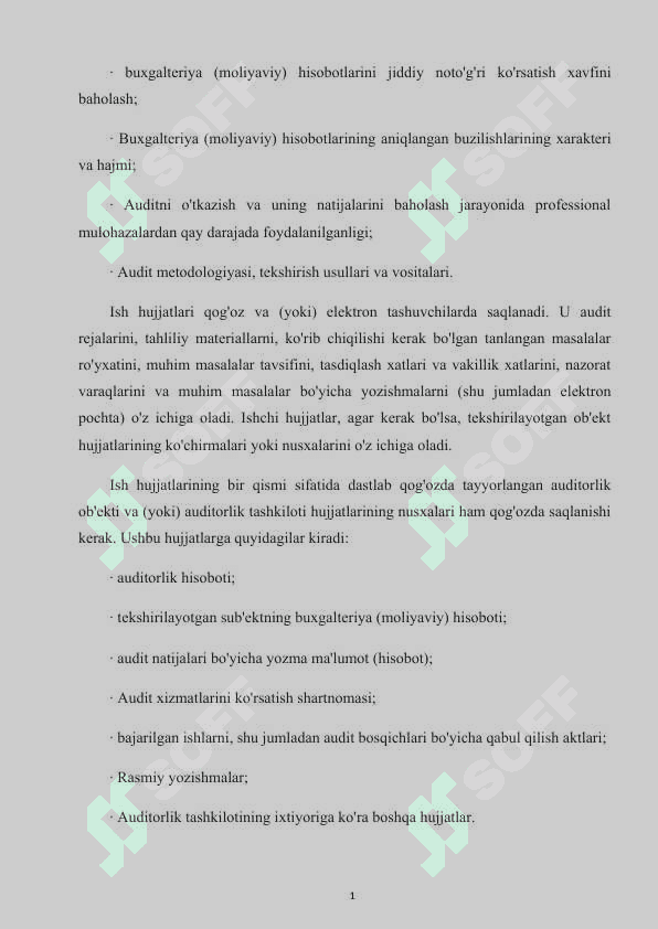 Auditorlik tashkilotining ish xujjatlari 7