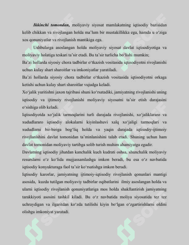DAVLATNING MOLIYA SIYOSATI. 3