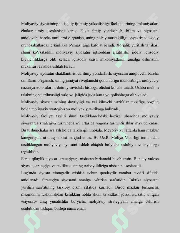 DAVLATNING MOLIYA SIYOSATI. 4