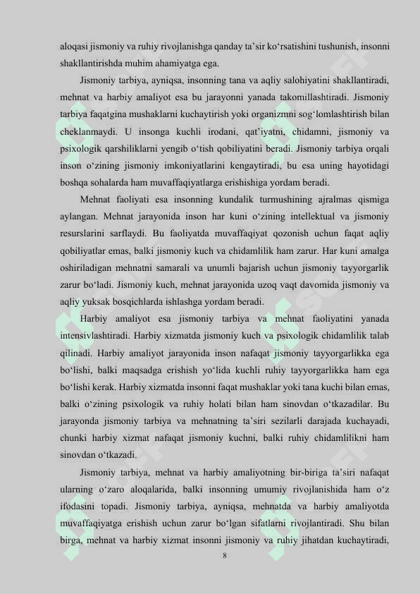 Jismoniy tarbiya darsida o‘quv,sinfdan tashqari va maktabdan tashqari ishlari 7