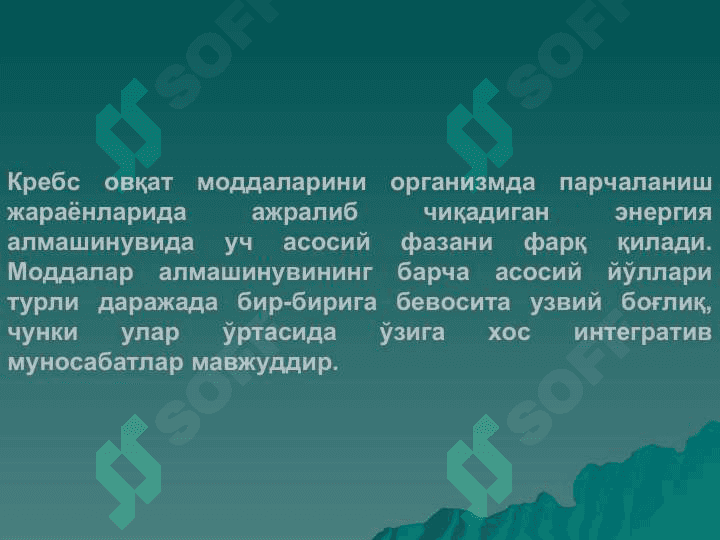 Энергия ва моддалар алмашинуви 4
