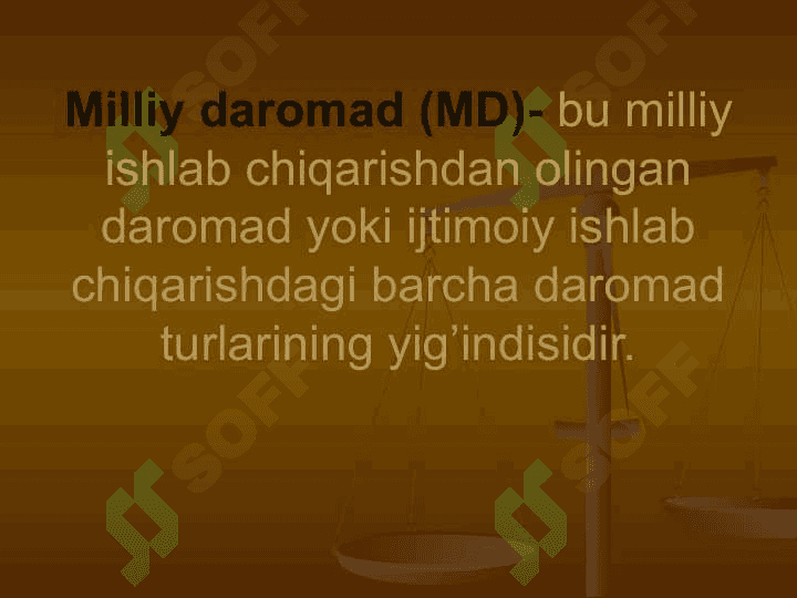 Milliy daromad (MD)- 2
