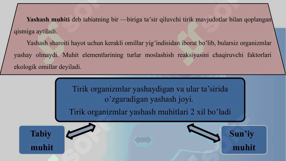 Mikroorganizmlarga ekologik omillarning ta’siri 5