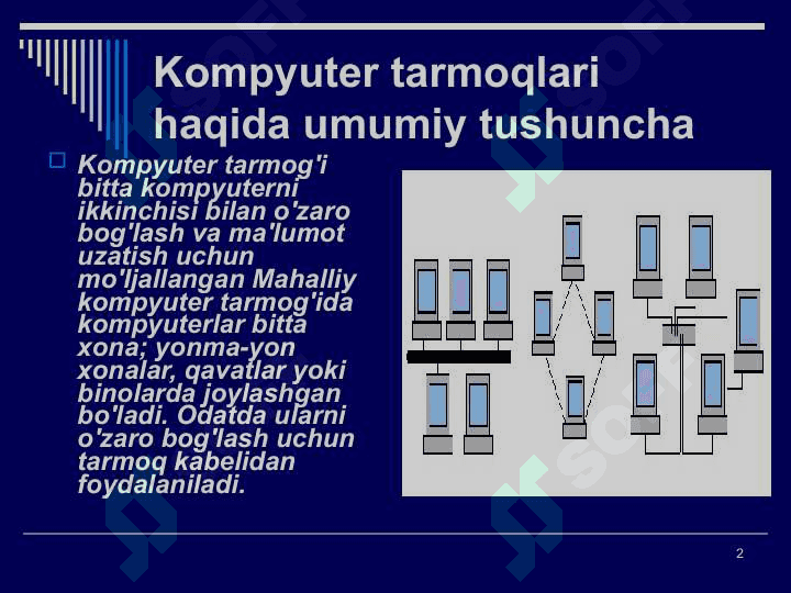 TARMOQDA AXBOROT ALMASHISH USULLARI 2