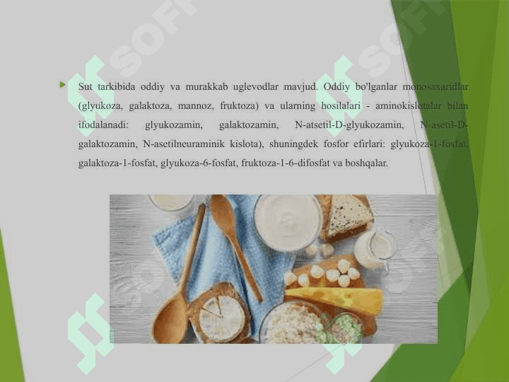 Laktoza tuzilishi va kimyoviy xossalari 2