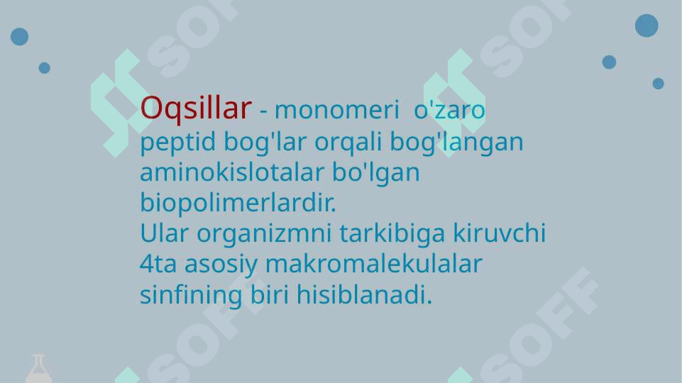 Oqsillar 3