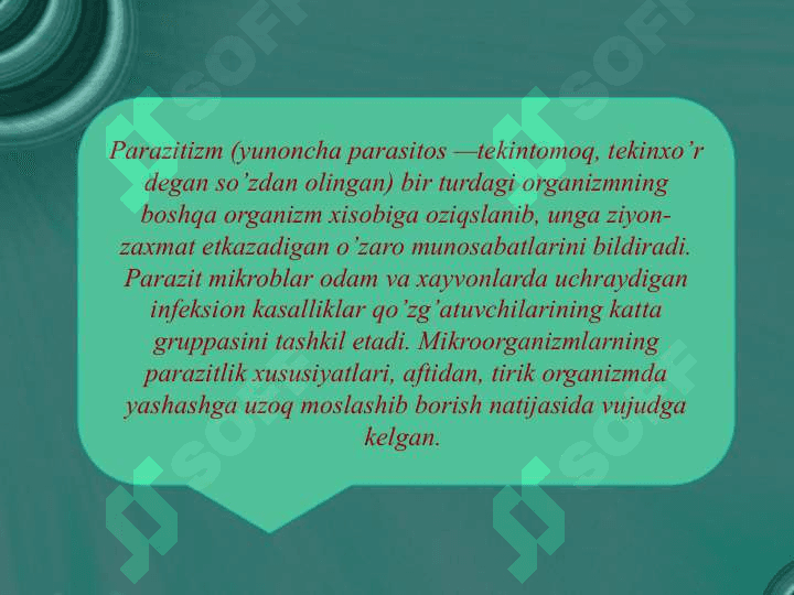 Infeksiya haqida ta’limot 4