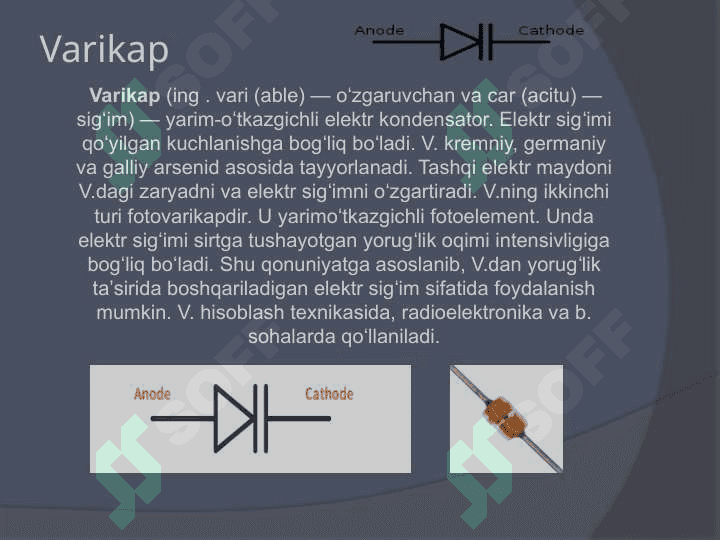 Stabilitron Variklar Tunelli diodlar 4