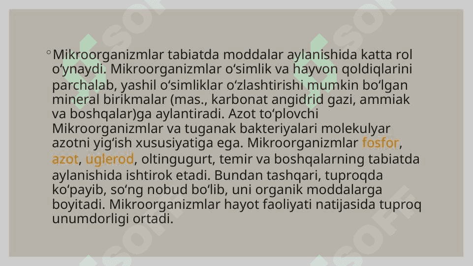 Mikroorganizmlar yordamida biomassadan energiya ishlab chiqarish 3