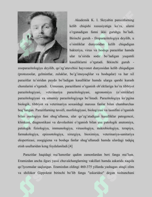 “KASALLIK KELTIRIB CHIQARUVCHI BIR HUJAYRALILAR” 4