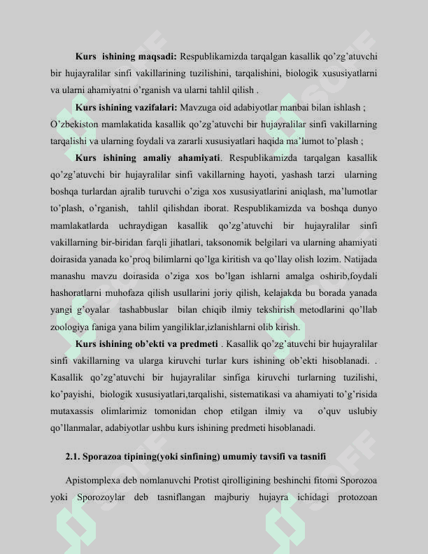 “KASALLIK KELTIRIB CHIQARUVCHI BIR HUJAYRALILAR” 7