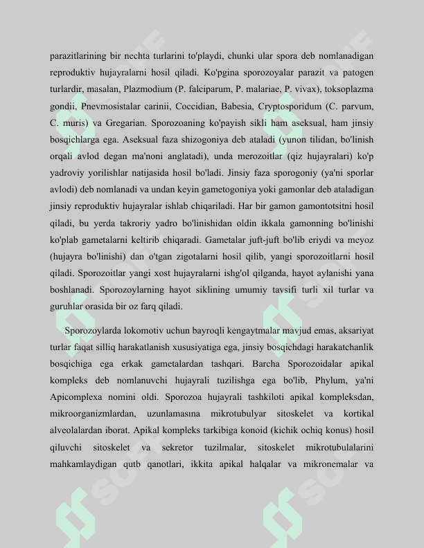 “KASALLIK KELTIRIB CHIQARUVCHI BIR HUJAYRALILAR” 8