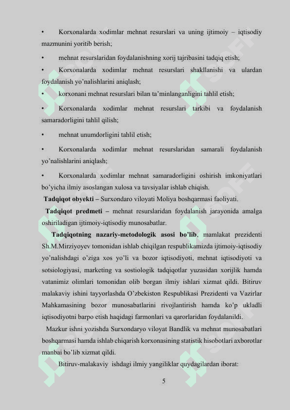 Korxonalarda xodimlar mehnatini samarali tashkil etish va boshqarish 5