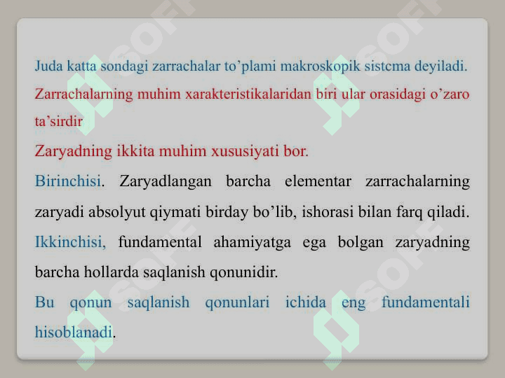 ELEKTROMAGNIT MAYDONDAGI ZARYAD 2
