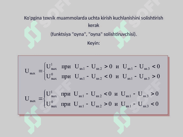 ANALOG ELEKTRONIKANING FUNKSIONAL QURILMALARI 3