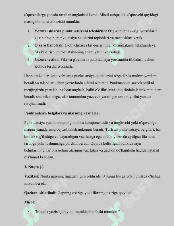 Punktuatsion savodxonlik 3
