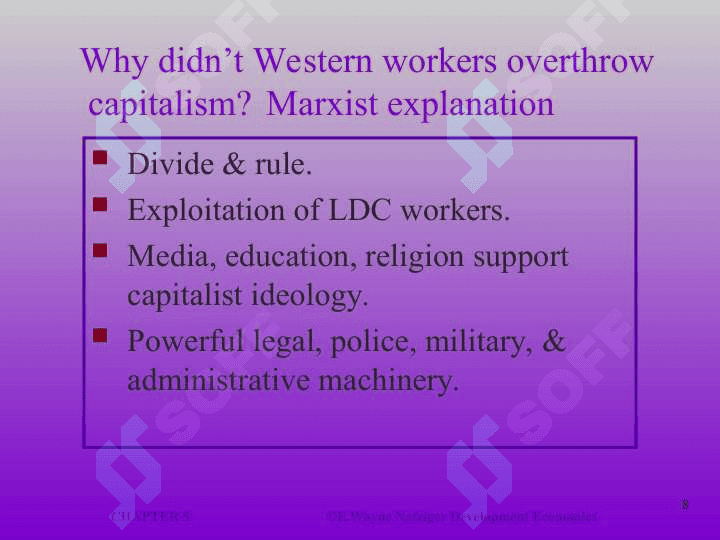 Theories of Economic Development 8