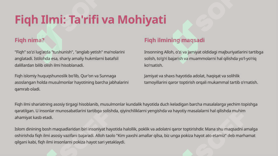 Islom Fiqhiy Maktablari 3