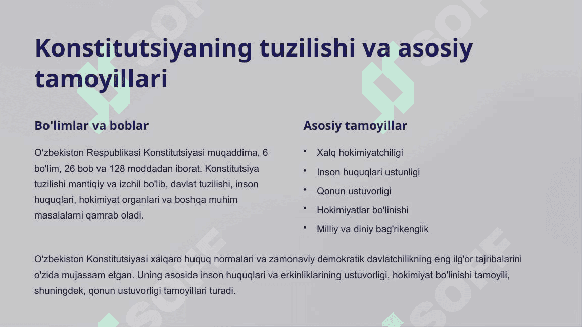 O'zbekiston Konstitutsiyasi kuni 4
