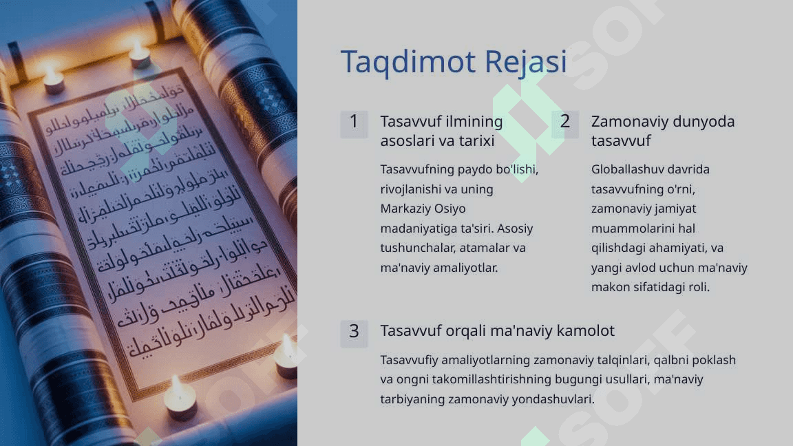 Tasavvuf va Hozirgi Zamon 2