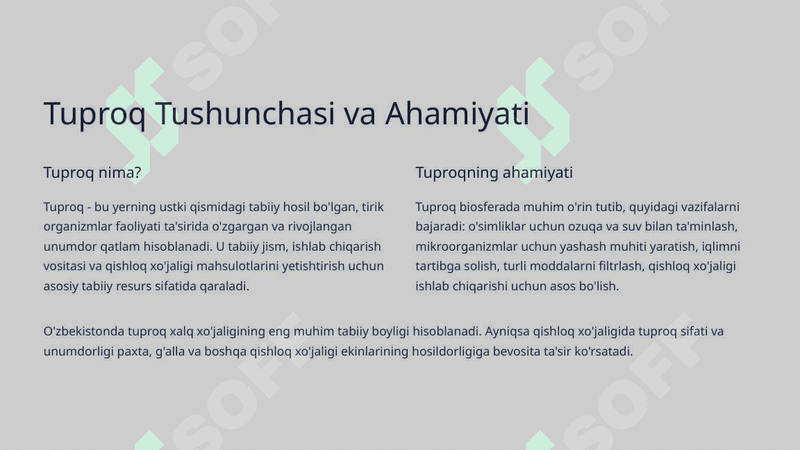 Tuproq va Uning Tabiiy Xususiyatlari 3